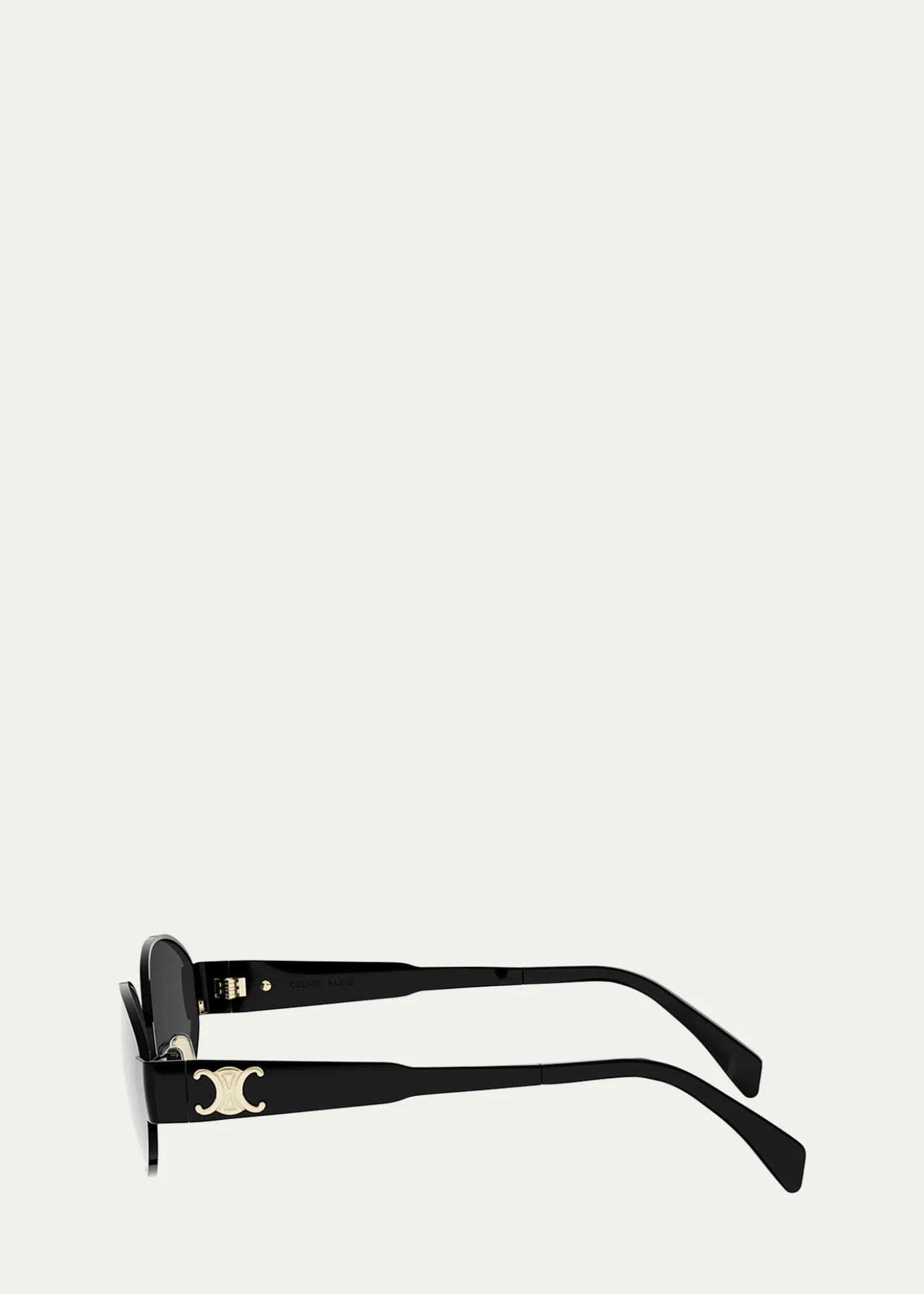 CelineMen's Triomphe Metal Oval Sunglasses