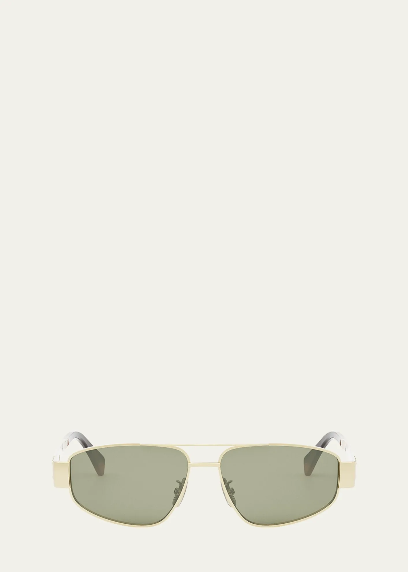 CelineMen's Triomphe Pilot Metal Sunglasses