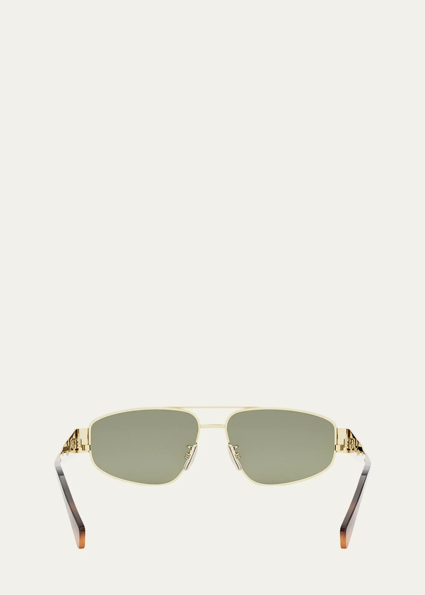 CelineMen's Triomphe Pilot Metal Sunglasses