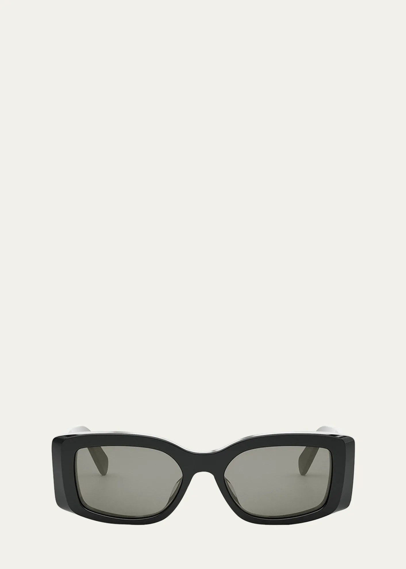 CelineMen's Triomphe Rectangular Acetate Sunglasses