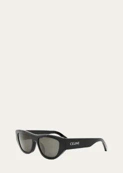 CelineMonochroms Acetate Cat-Eye Sunglasses