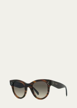 CelineTortoiseshell Acetate Cat-Eye Sunglasses