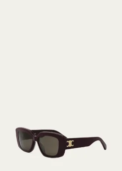 CelineTriomphe Acetate Butterfly Sunglasses