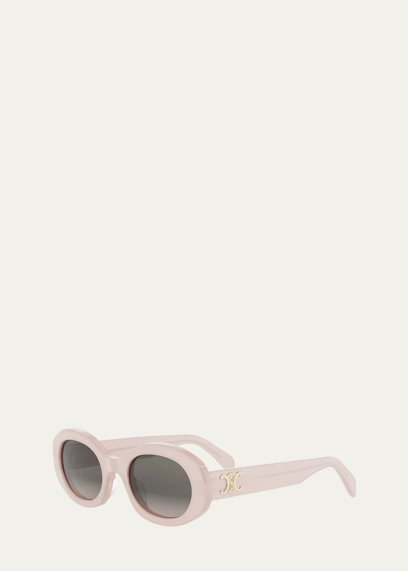 CelineTriomphe Acetate Oval Sunglasses