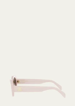 CelineTriomphe Acetate Oval Sunglasses