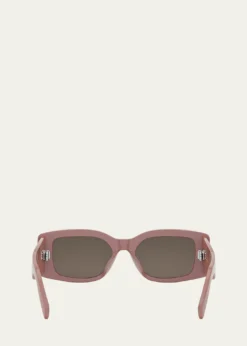 CelineTriomphe Acetate Rectangle Sunglasses
