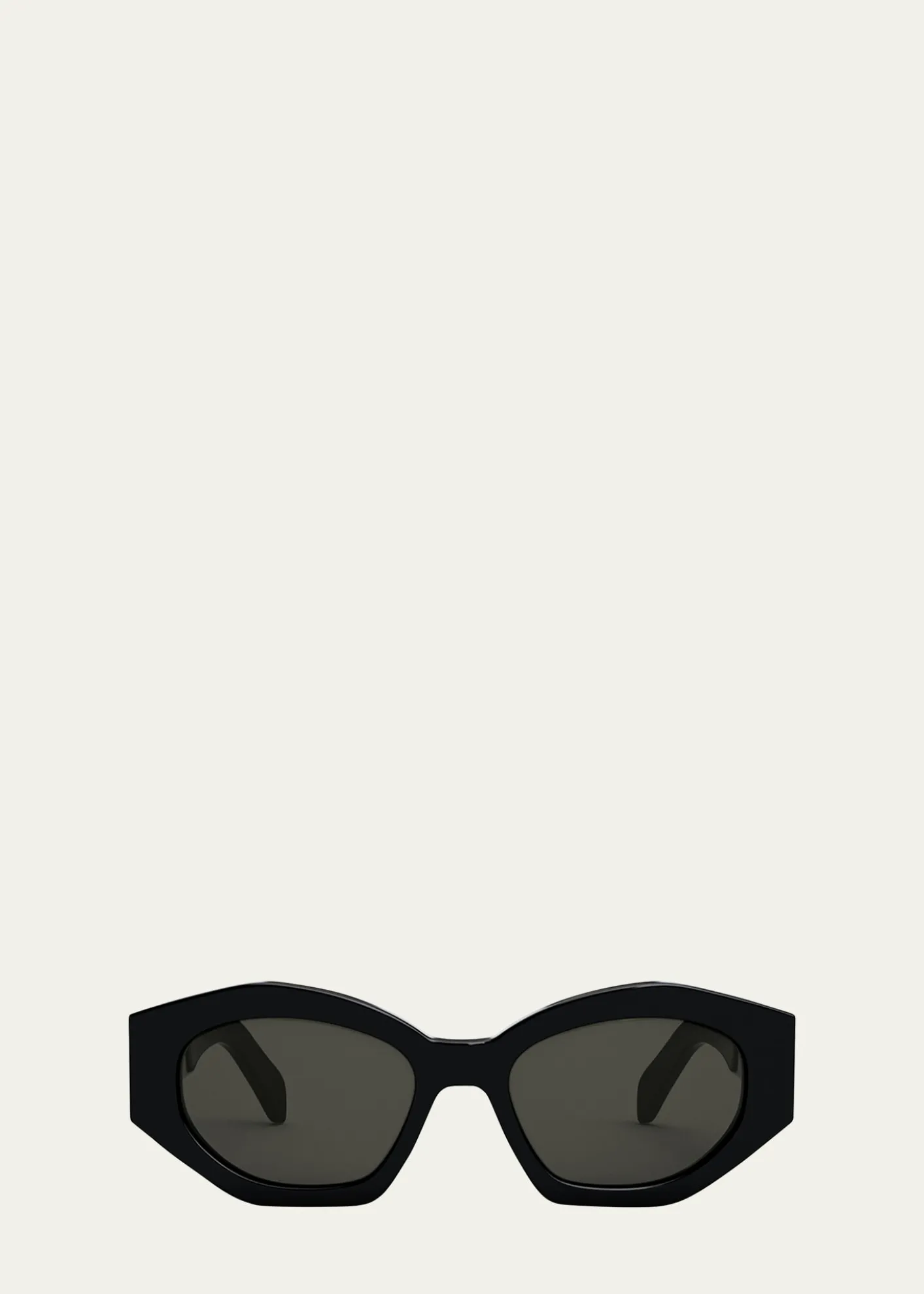 CelineTriomphe Logo Acetate Cat-Eye Sunglasses