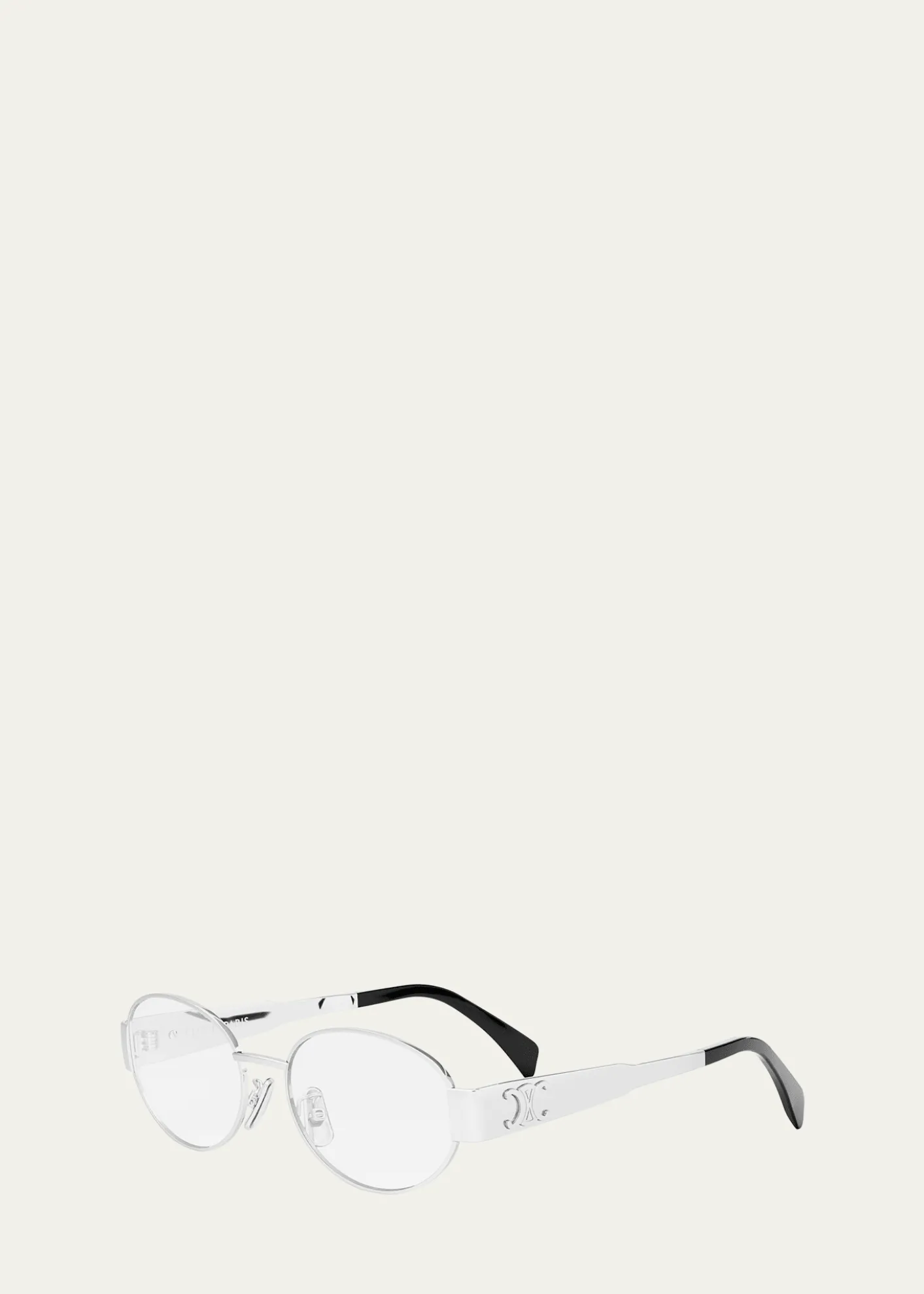 CelineTriomphe Metal Oval Glasses
