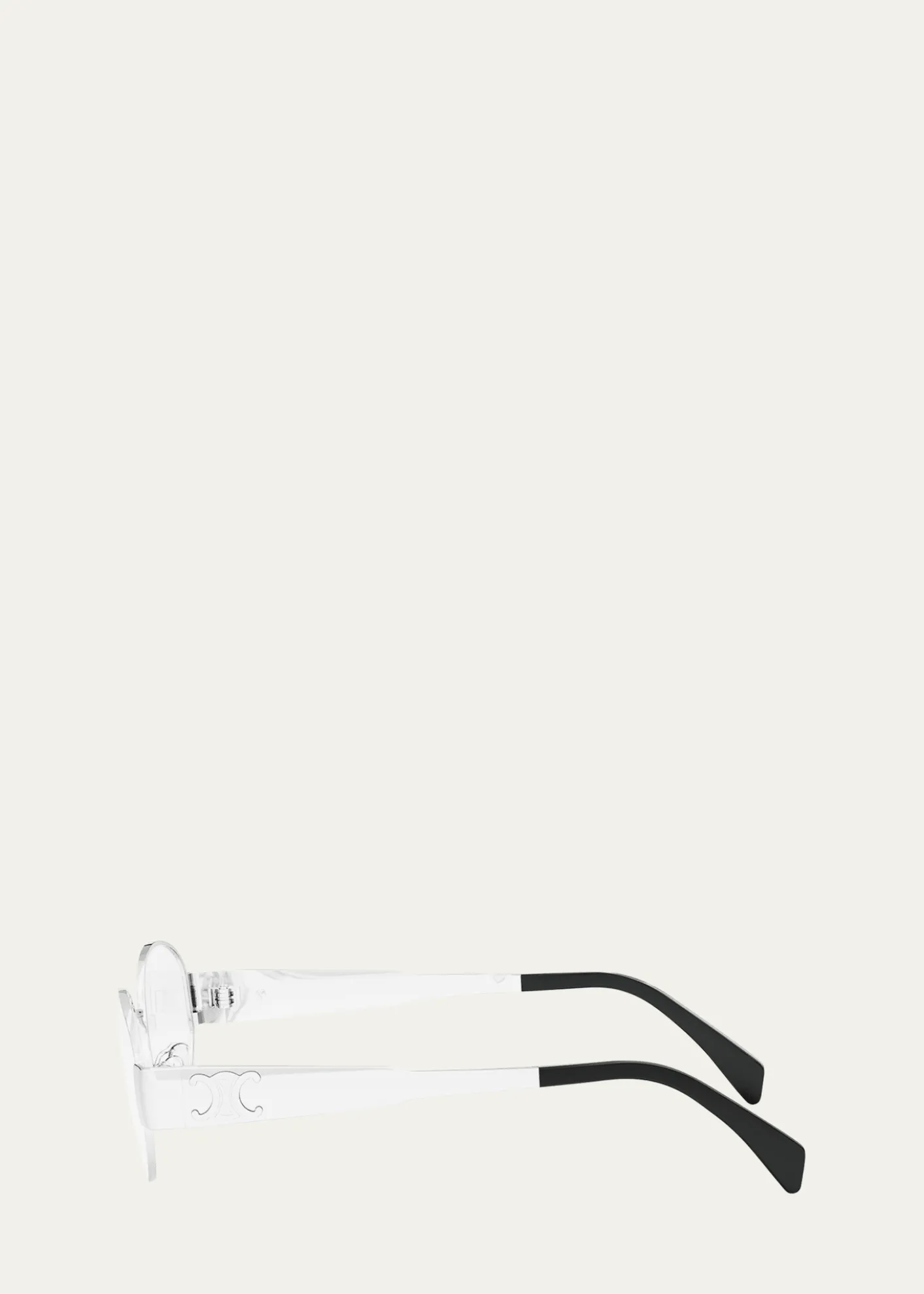 CelineTriomphe Metal Oval Glasses