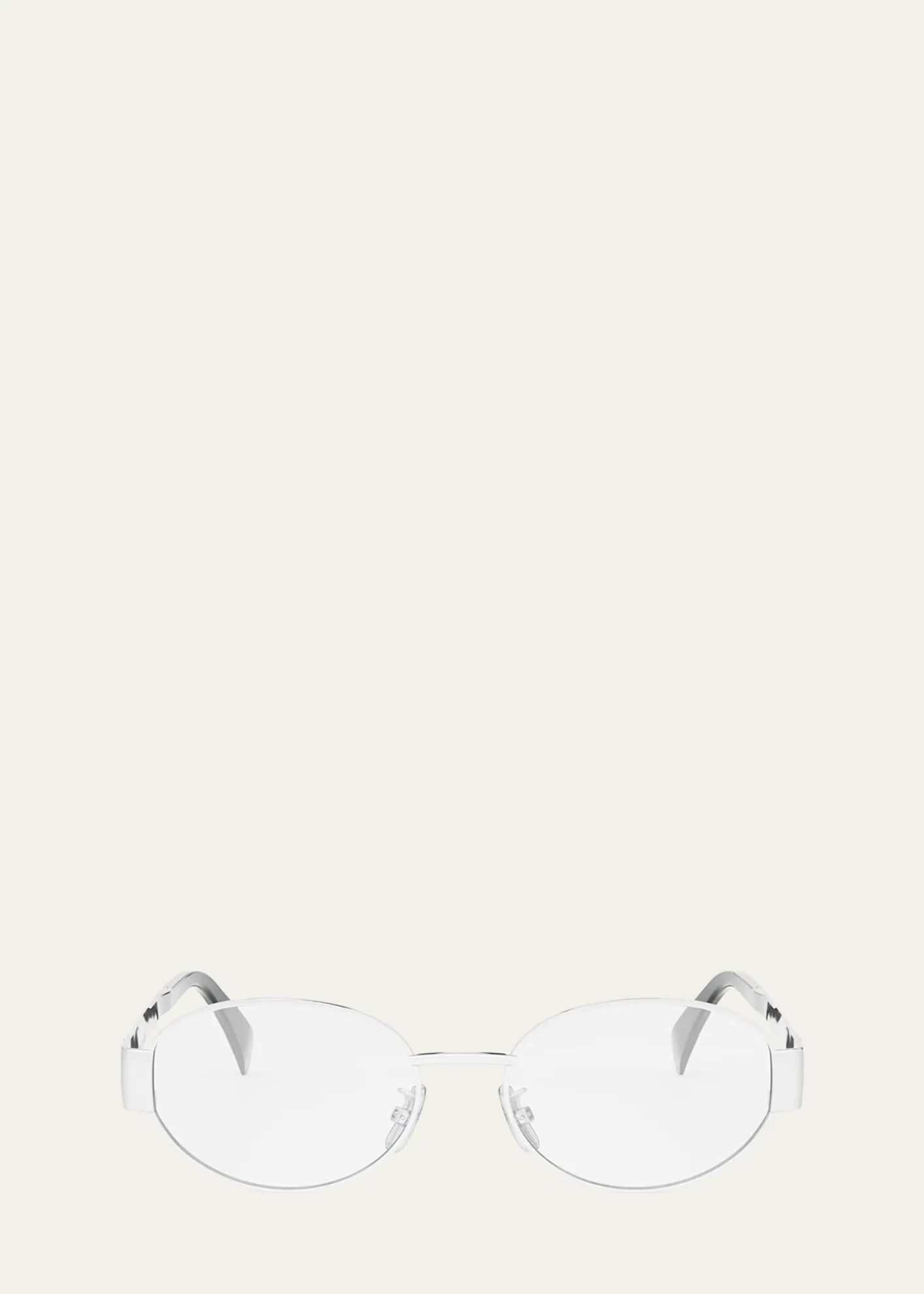 CelineTriomphe Metal Oval Glasses