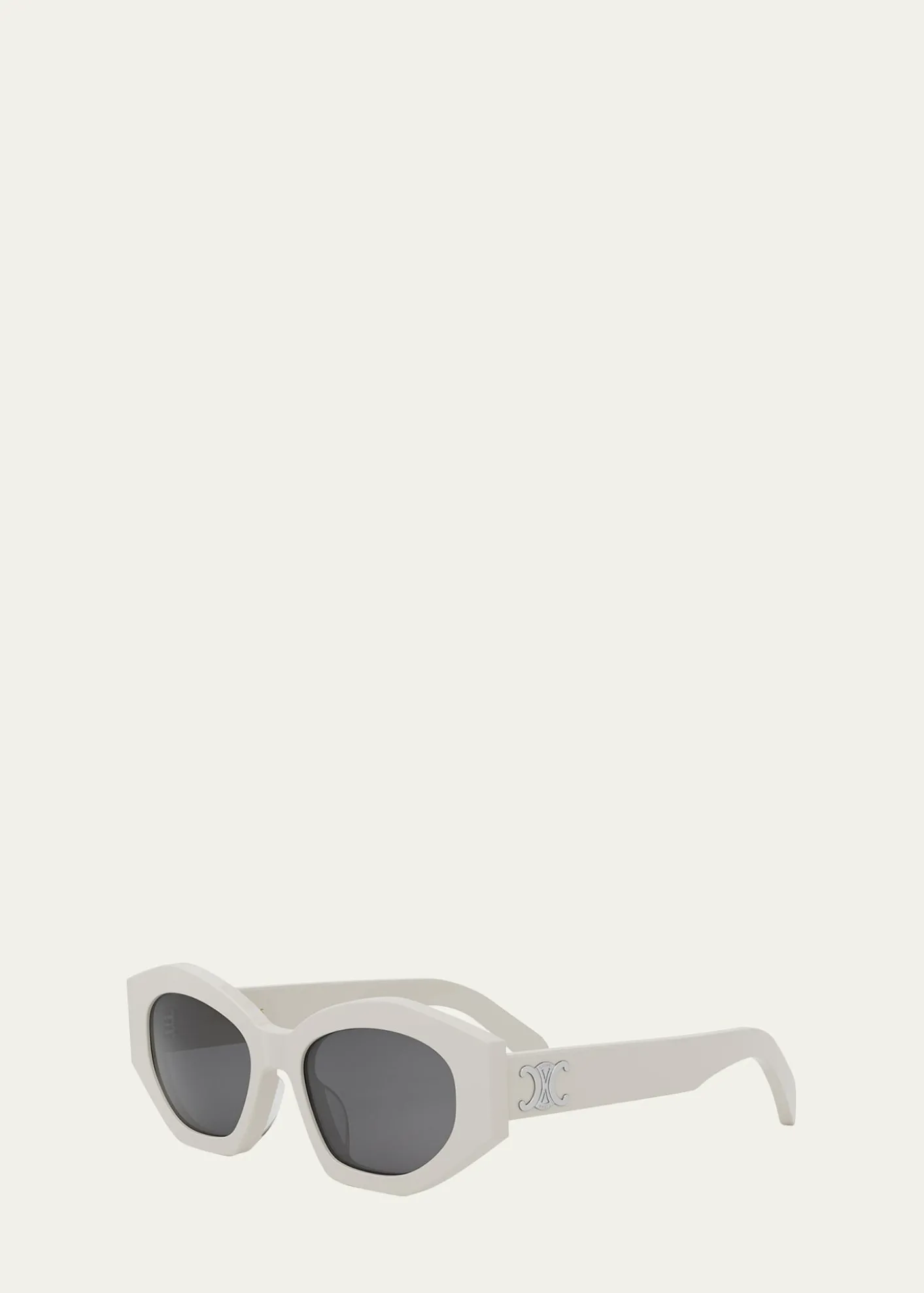 CelineTriomphe Acetate Oval Sunglasses
