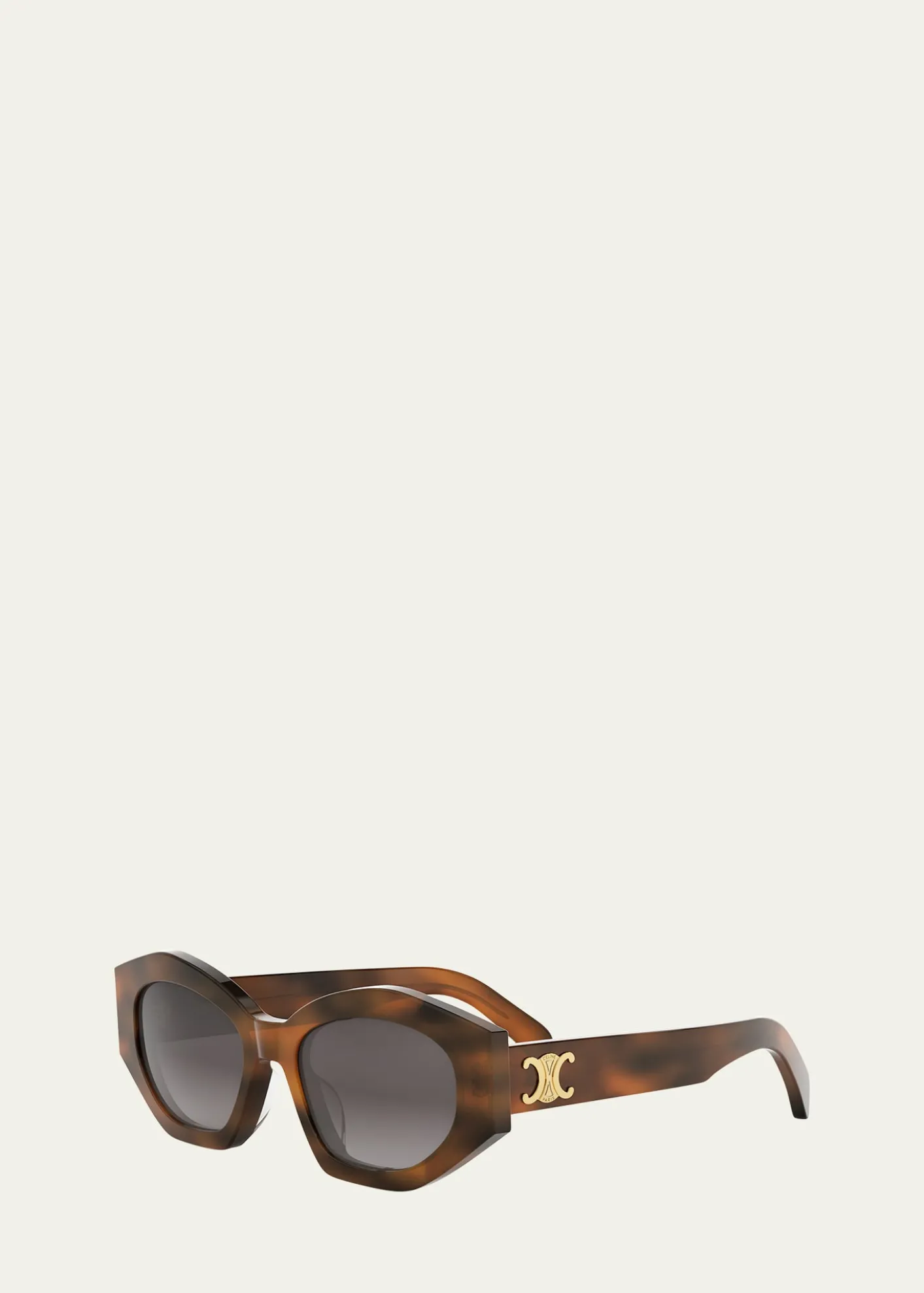 CelineTriomphe Acetate Oval Sunglasses