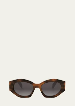 CelineTriomphe Acetate Oval Sunglasses