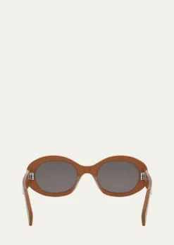 CelineTriomphe Acetate Oval Sunglasses