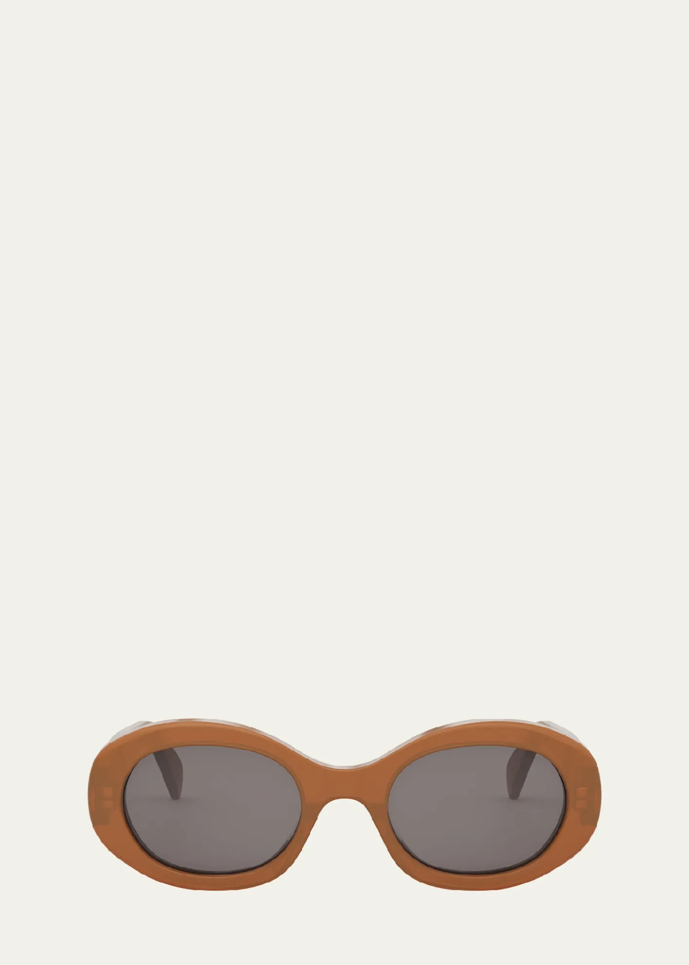 CelineTriomphe Acetate Oval Sunglasses