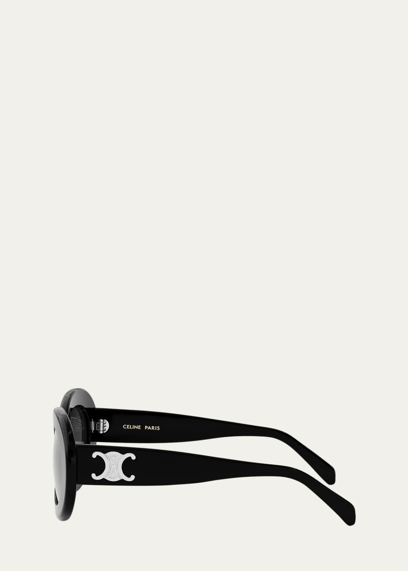 CelineTriomphe Acetate Round Sunglasses