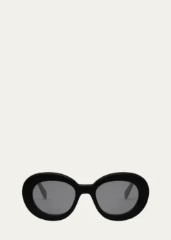CelineTriomphe Acetate Round Sunglasses