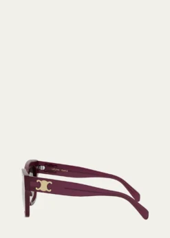 CelineTriomphe Acetate Square Sunglasses