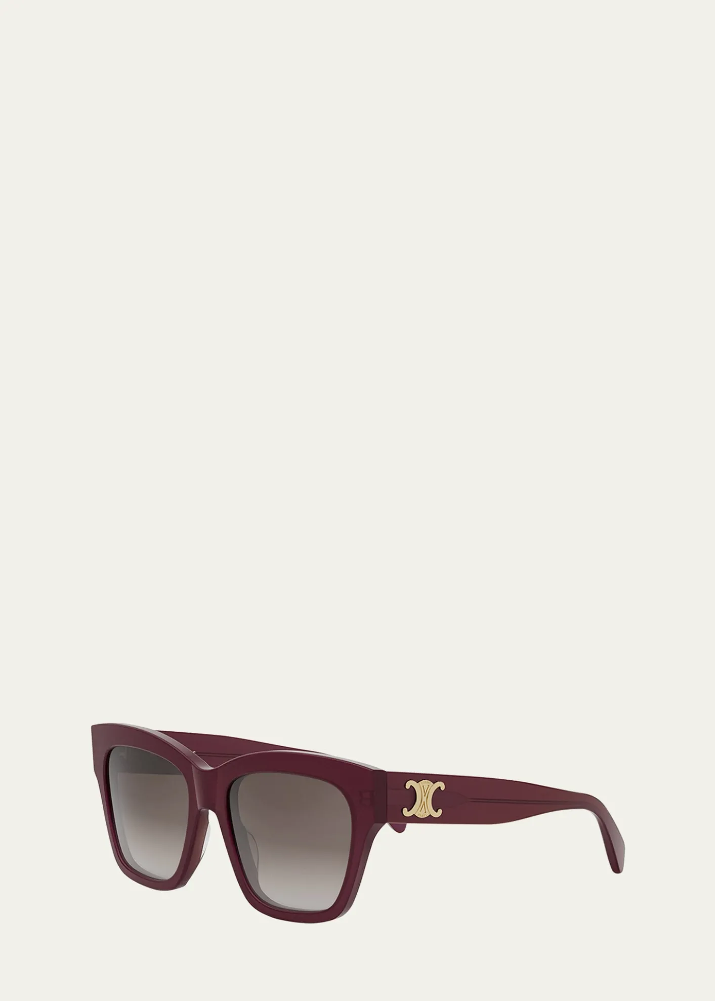 CelineTriomphe Acetate Square Sunglasses