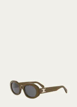CelineTriomphe 52mm Oval Sunglasses