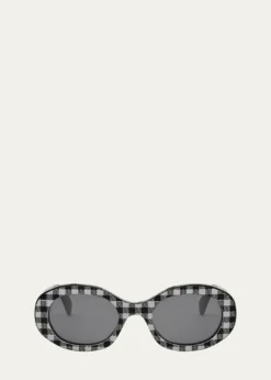 CelineTriomphe Oval Sunglasses