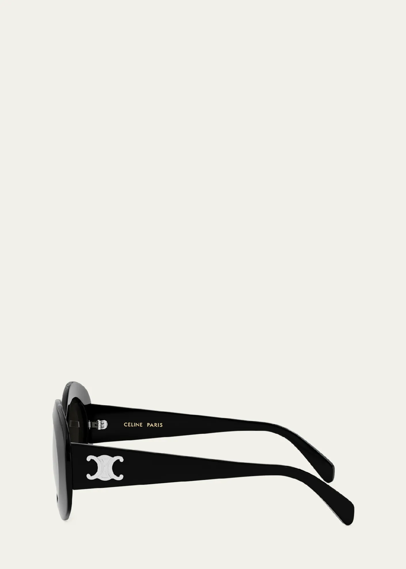 Celine Triomphe Round Acetate Sunglasses