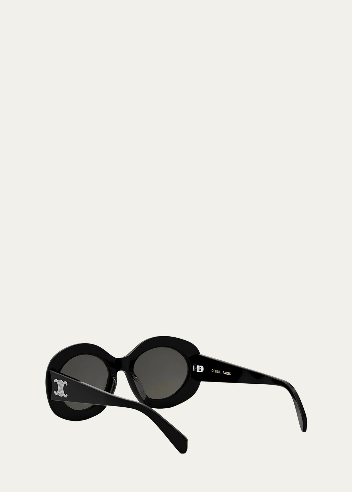 Celine Triomphe Round Acetate Sunglasses