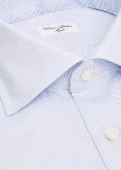 Cesare AttoliniMen's Micro-Dot Cotton Dress Shirt