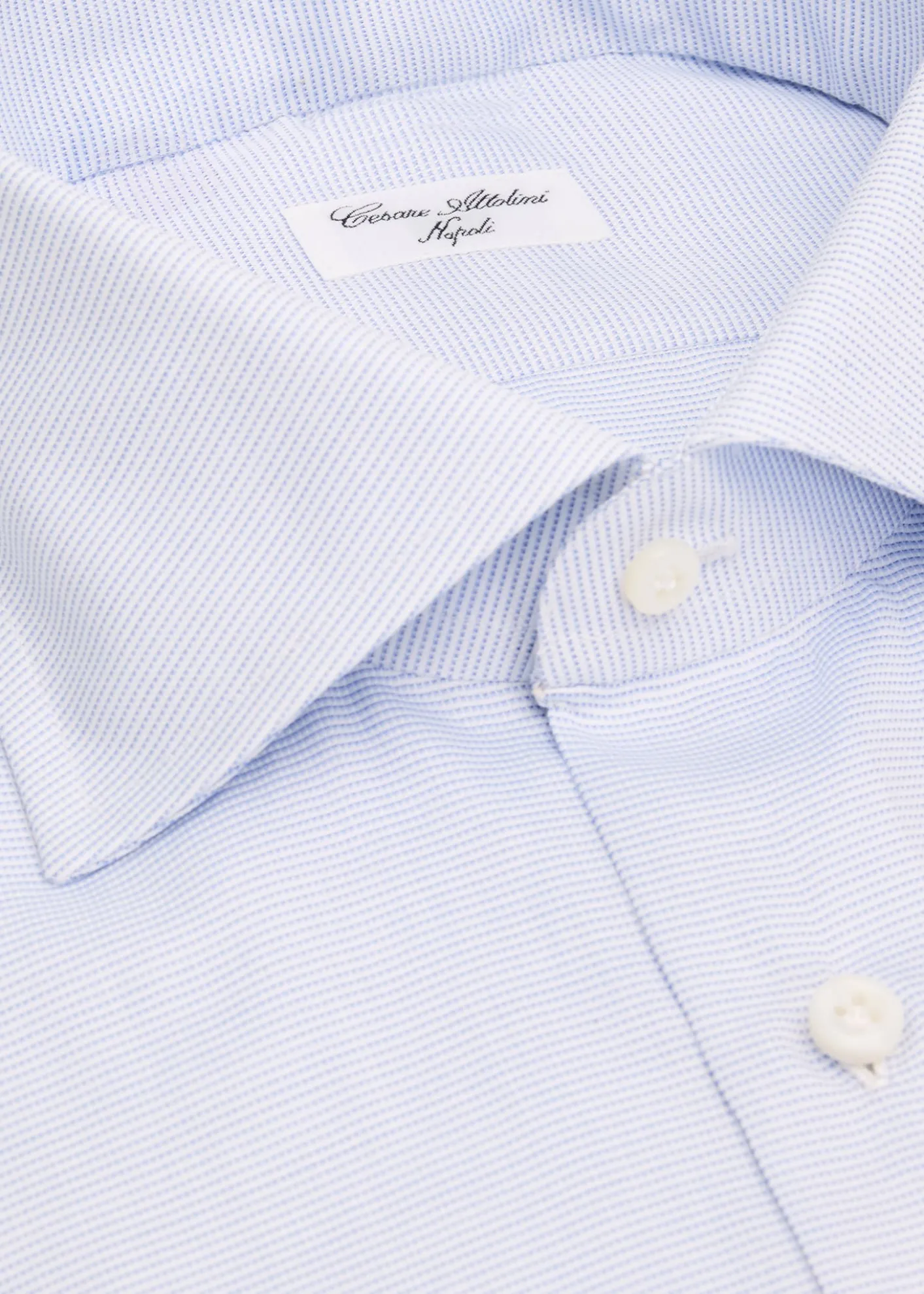 Cesare AttoliniMen's Micro-Dot Cotton Dress Shirt