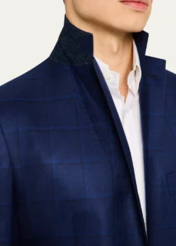 Cesare AttoliniMen's Windowpane Sport Coat