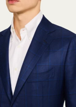 Cesare AttoliniMen's Windowpane Sport Coat