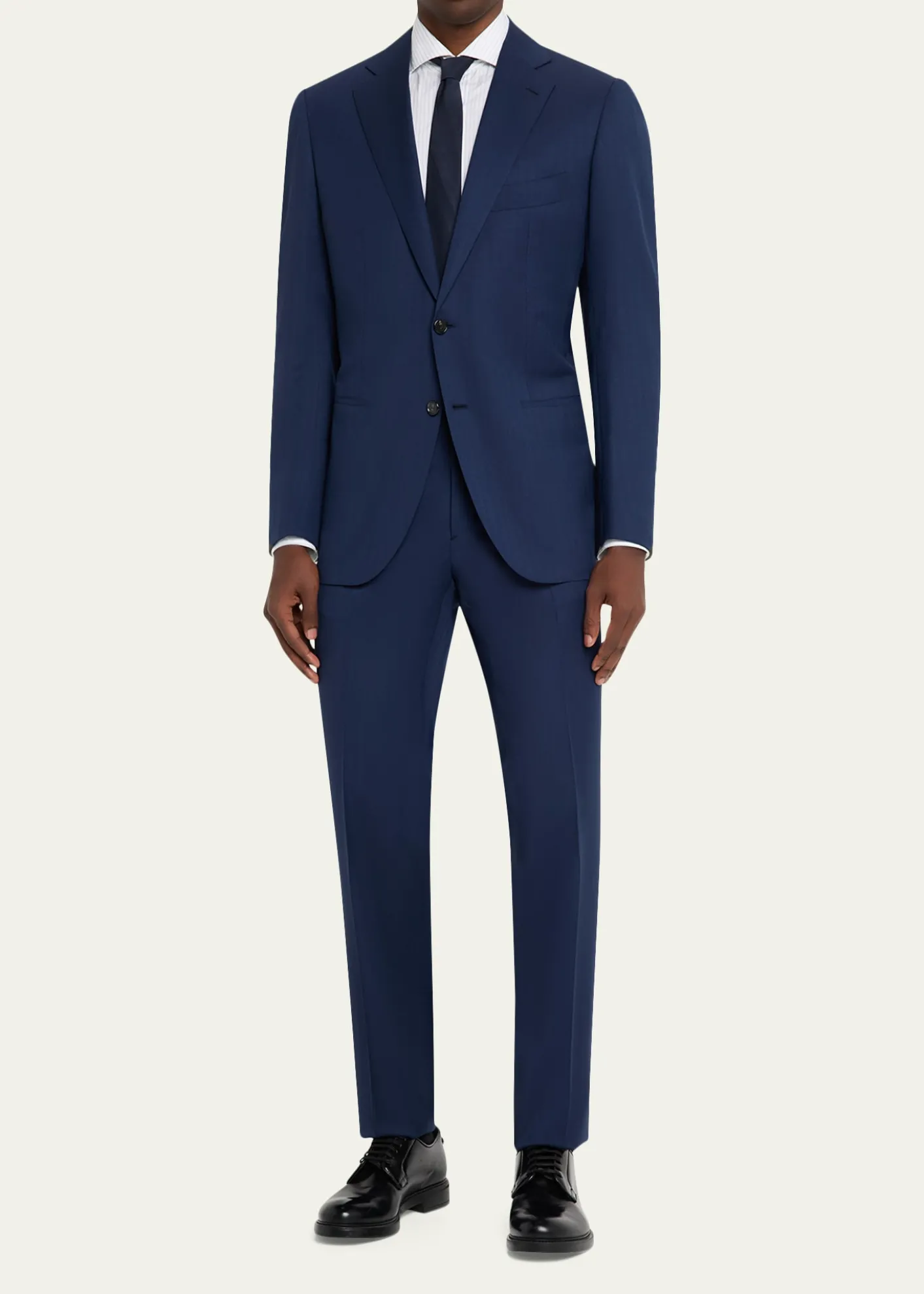 Cesare AttoliniMen's Wool Chevron 130 Two-Piece Suit