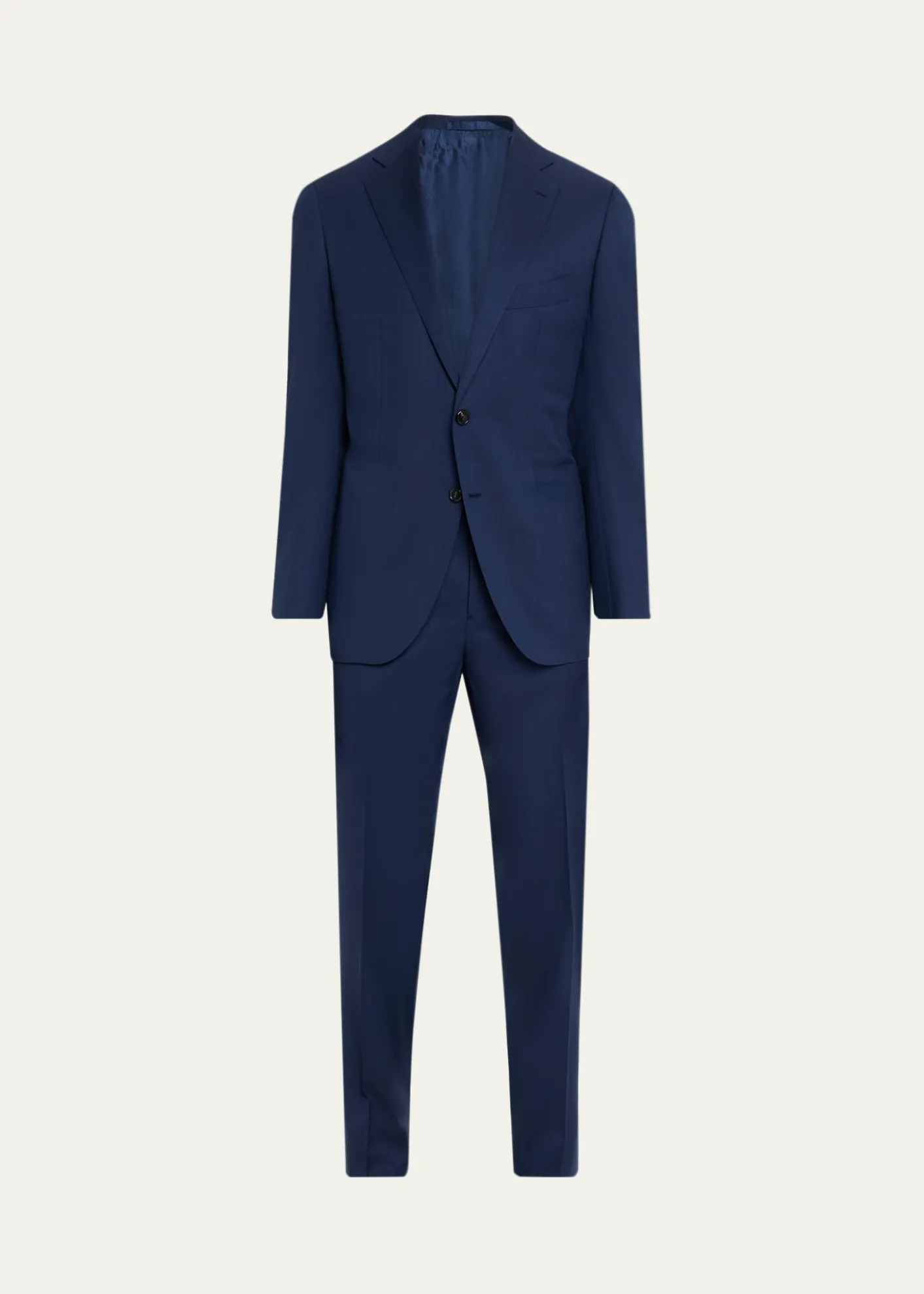 Cesare AttoliniMen's Wool Chevron 130 Two-Piece Suit