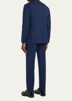 Cesare AttoliniMen's Wool Chevron 130 Two-Piece Suit