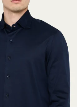 Cesare AttoliniMen's Cotton Jersey Sport Shirt