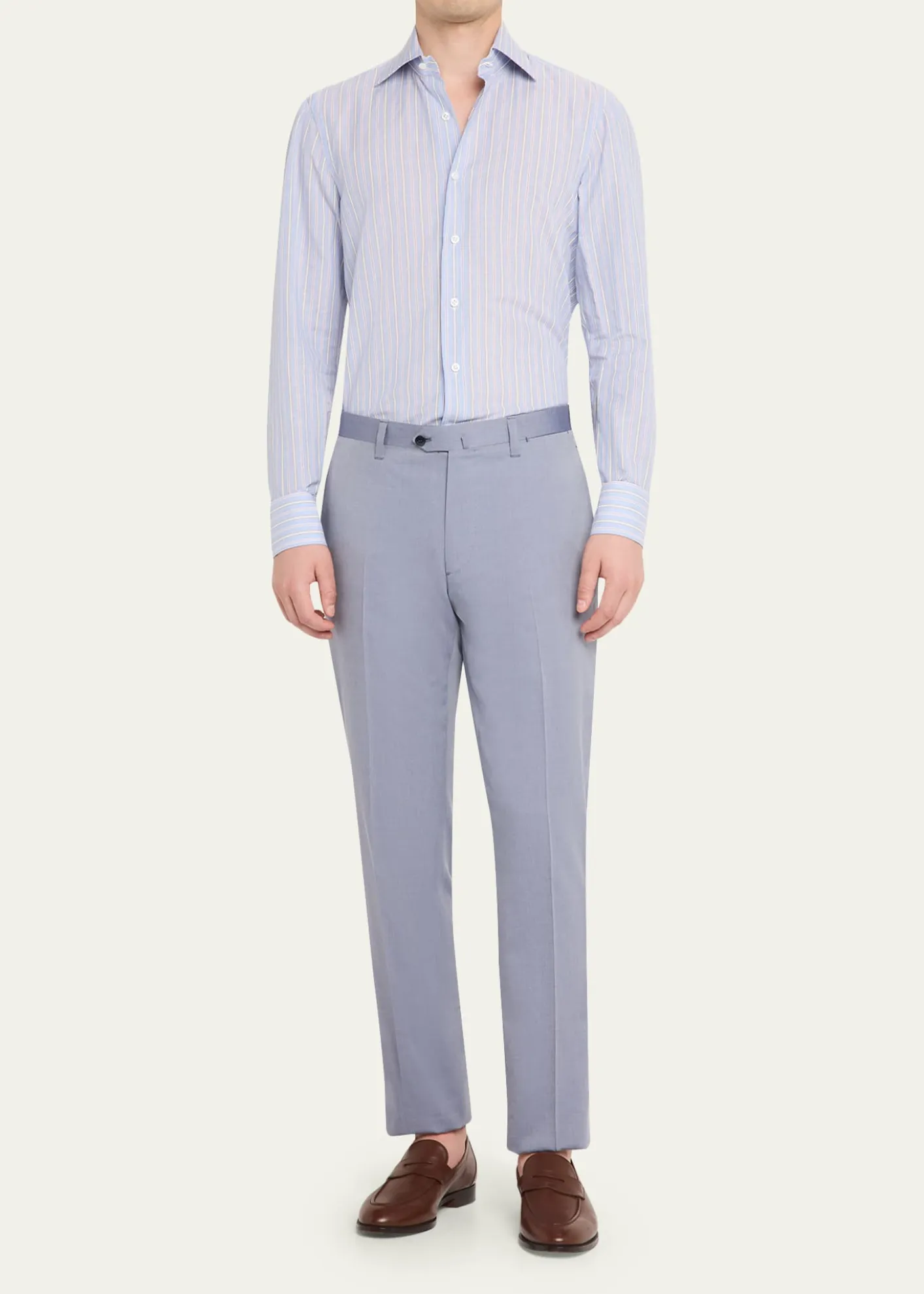 Cesare AttoliniMen's Cotton-Wool Twill Pants