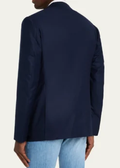 Cesare AttoliniMen's Deconstructed Wool Two-Button Blazer