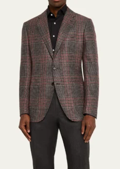 Cesare AttoliniMen's Melange Cashmere Twill Sport Coat