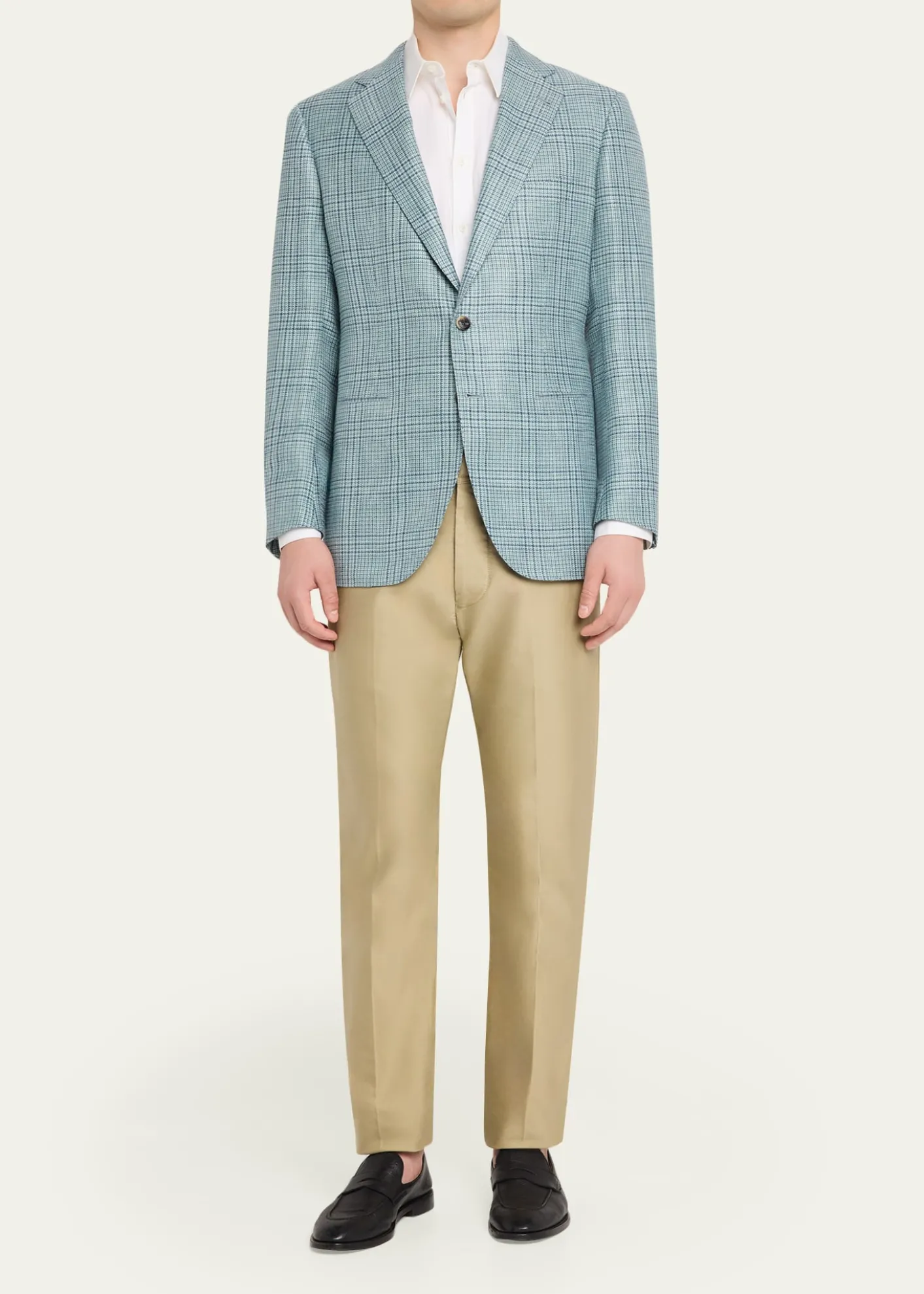 Cesare AttoliniMen's Plaid Cashmere-Blend Sport Jacket