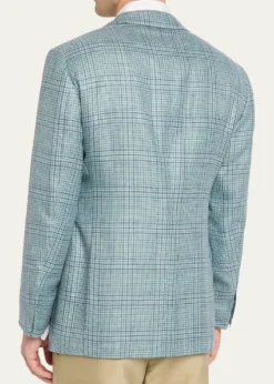 Cesare AttoliniMen's Plaid Cashmere-Blend Sport Jacket