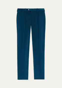Cesare AttoliniMen's Slim Corduroy Flat-Front Pants