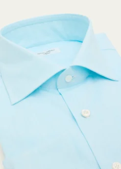 Cesare AttoliniMen's Slubbed Check Cotton Dress Shirt