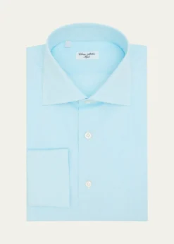 Cesare AttoliniMen's Slubbed Check Cotton Dress Shirt