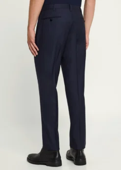 Cesare AttoliniMen's Super 150's Wool Flat-Front Trousers