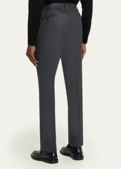 Cesare AttoliniMen's Wool Slim-Fit Trousers