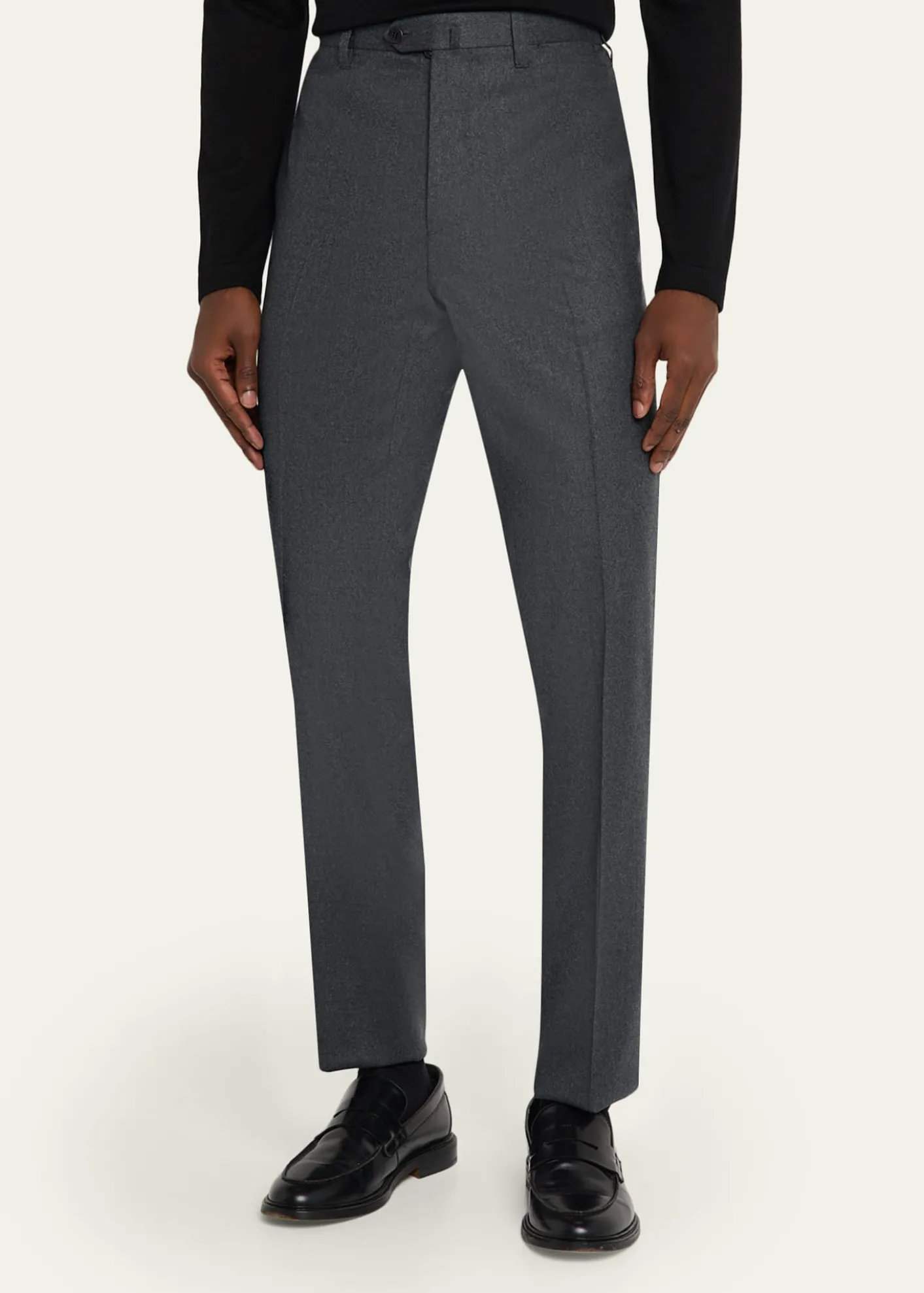 Cesare AttoliniMen's Wool Slim-Fit Trousers
