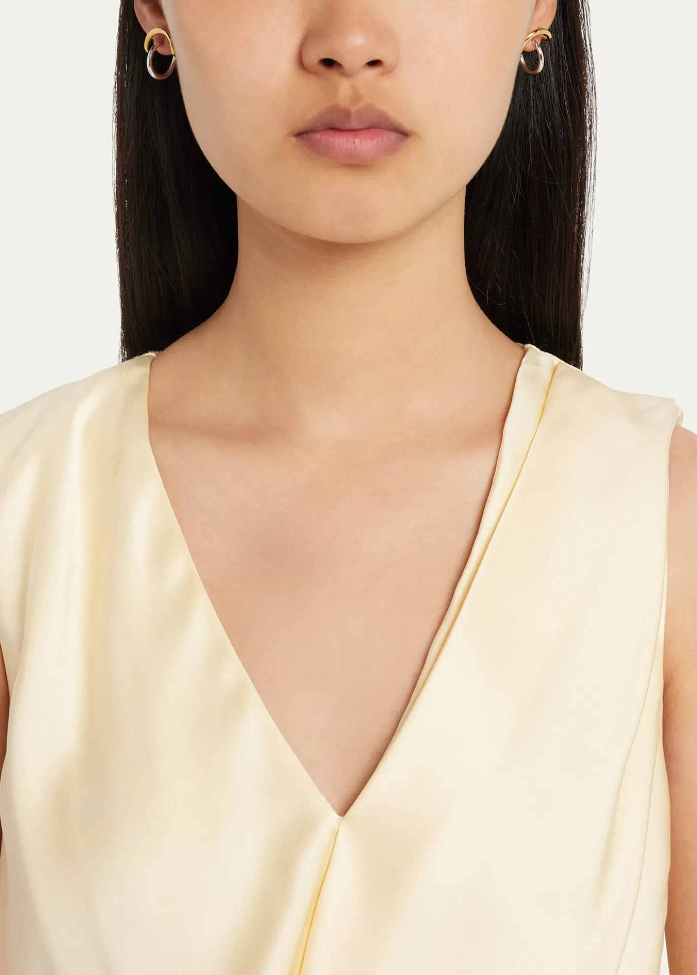 Charlotte ChesnaisBo Hana Gold Vermeil Single Earring