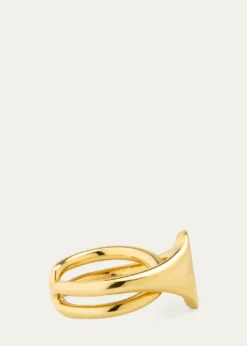 Charlotte ChesnaisChevaliere Initial Ring Two-Tone