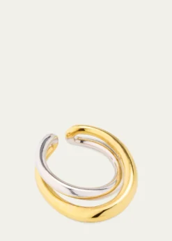 Charlotte ChesnaisInitial Ring Two-Tone