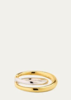 Charlotte ChesnaisInitial Ring Two-Tone